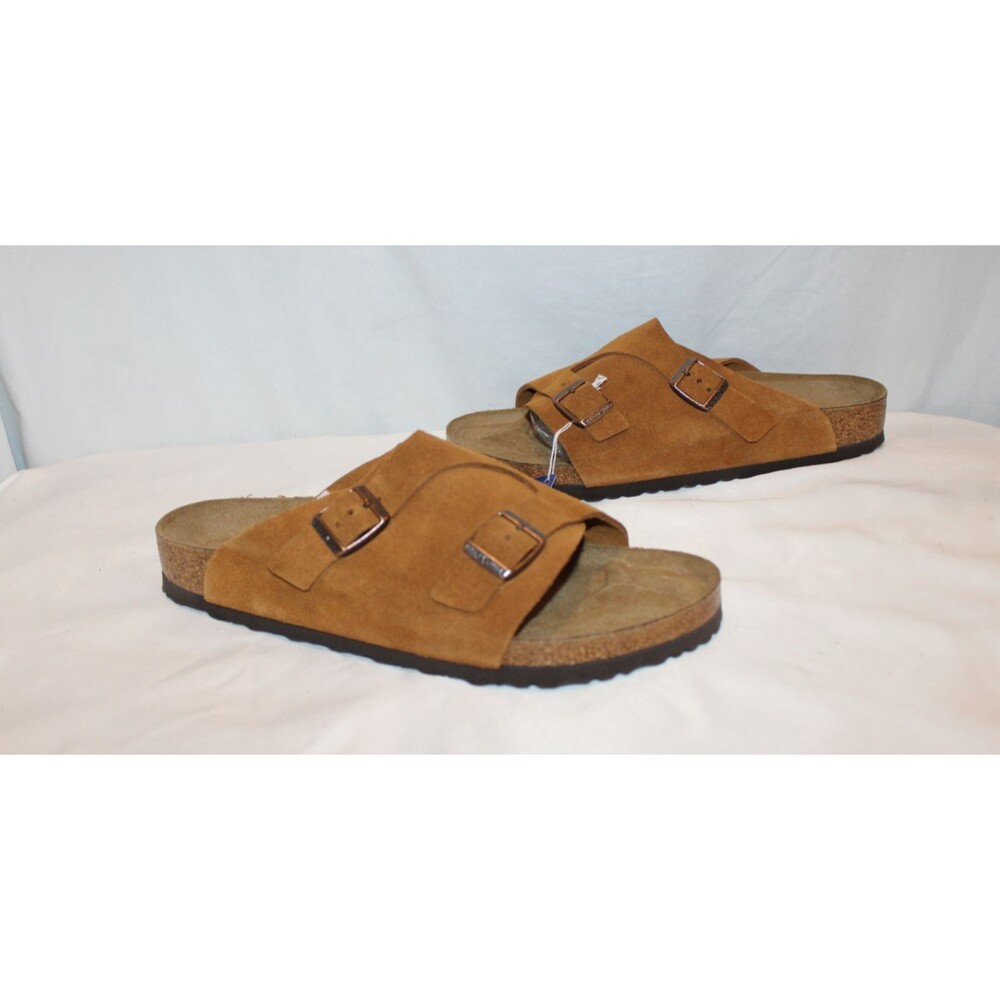 Birkenstock Men's Zurich Suede Leather Sandals NIB EU 41 US 8 REGULAR NIB